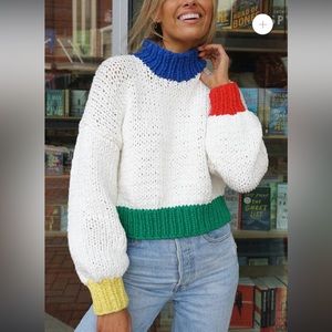 NWT Yellow the label sweater